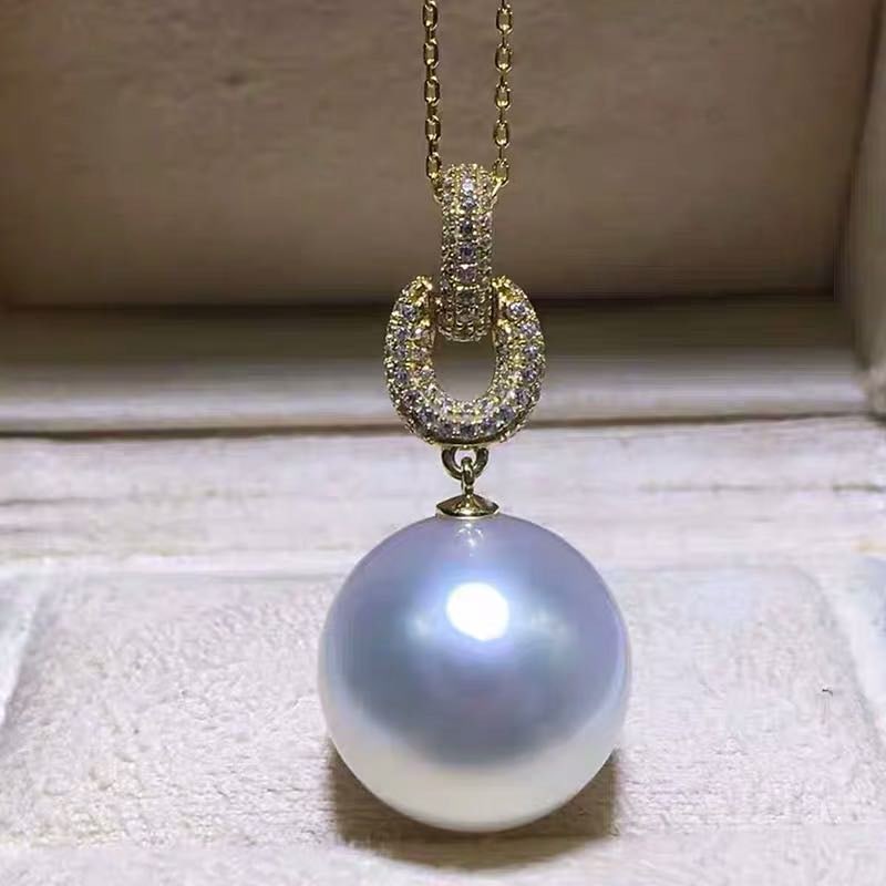 Australian White Pearl 925 Silver Pendant (1 of 3)