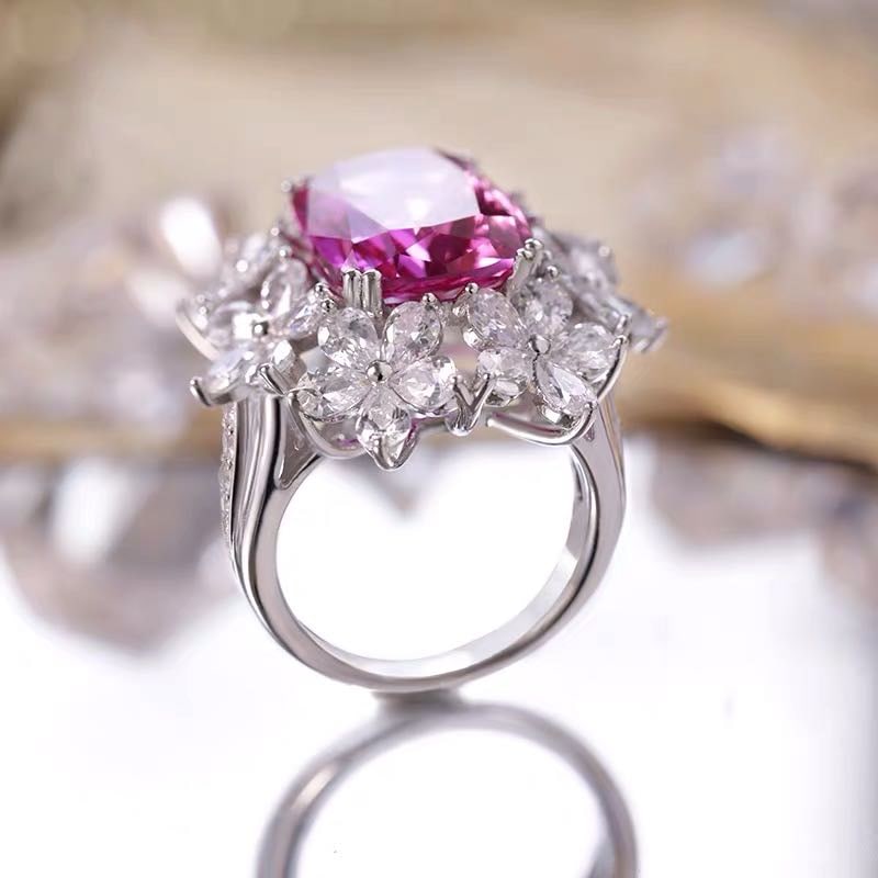 925 Silver Ruby Ring - 4