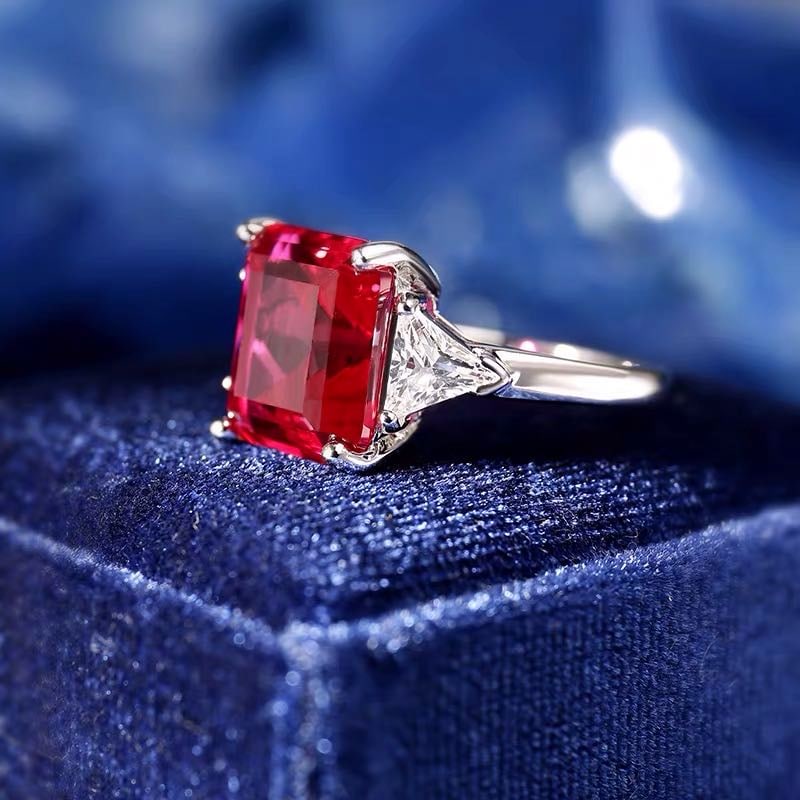 925 Silver Ruby Ring - 2