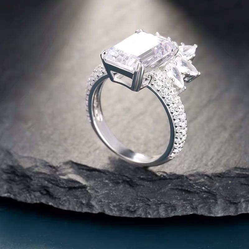 925 Silver Gem Ring - 4