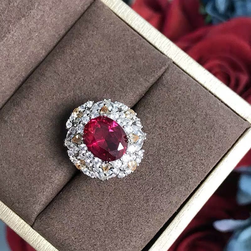 925 Silver Ruby Ring - 2