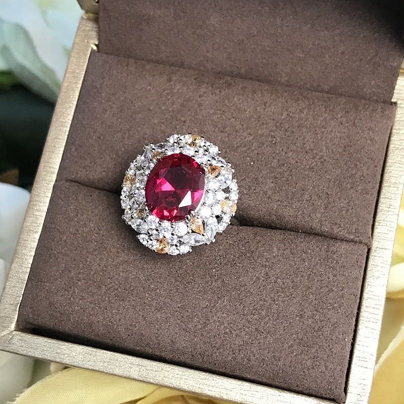 925 Silver Ruby Ring - 3