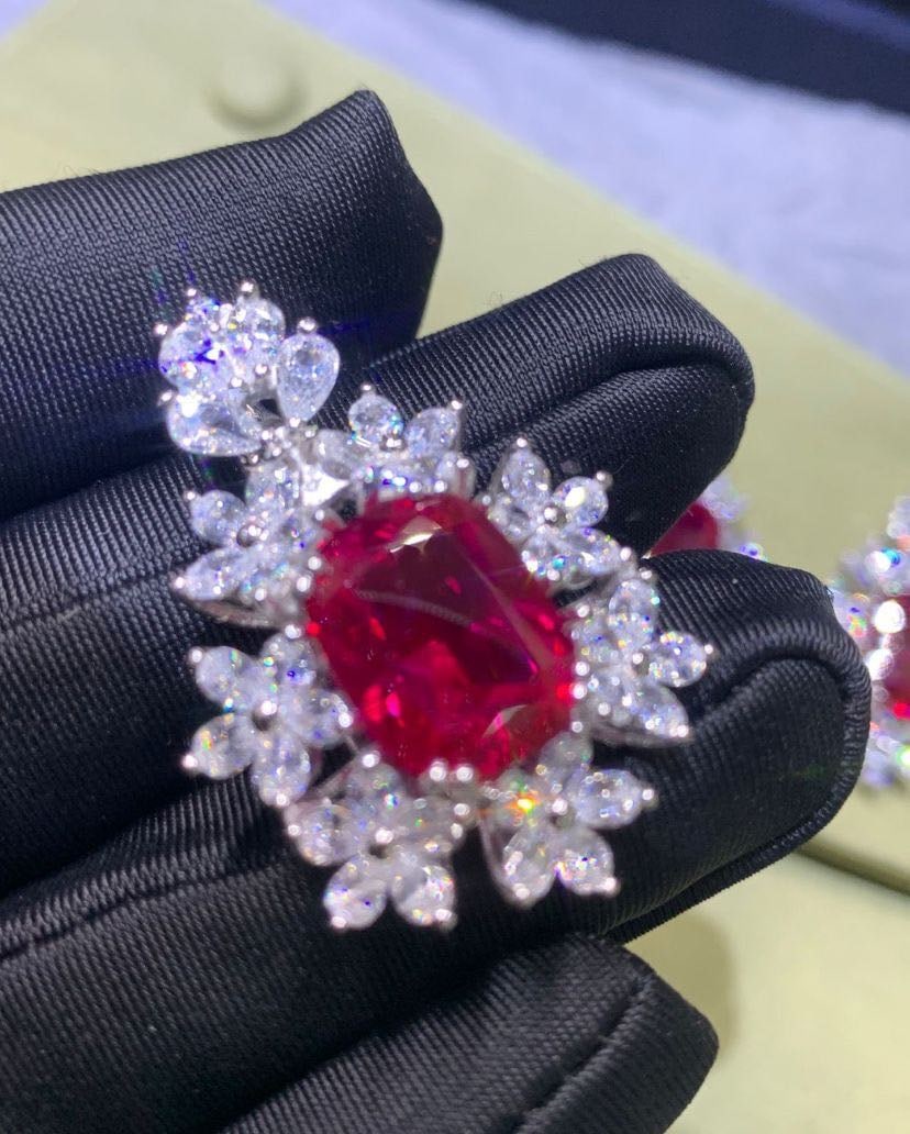 925 Silver 5ct Ruby Pendant - 3