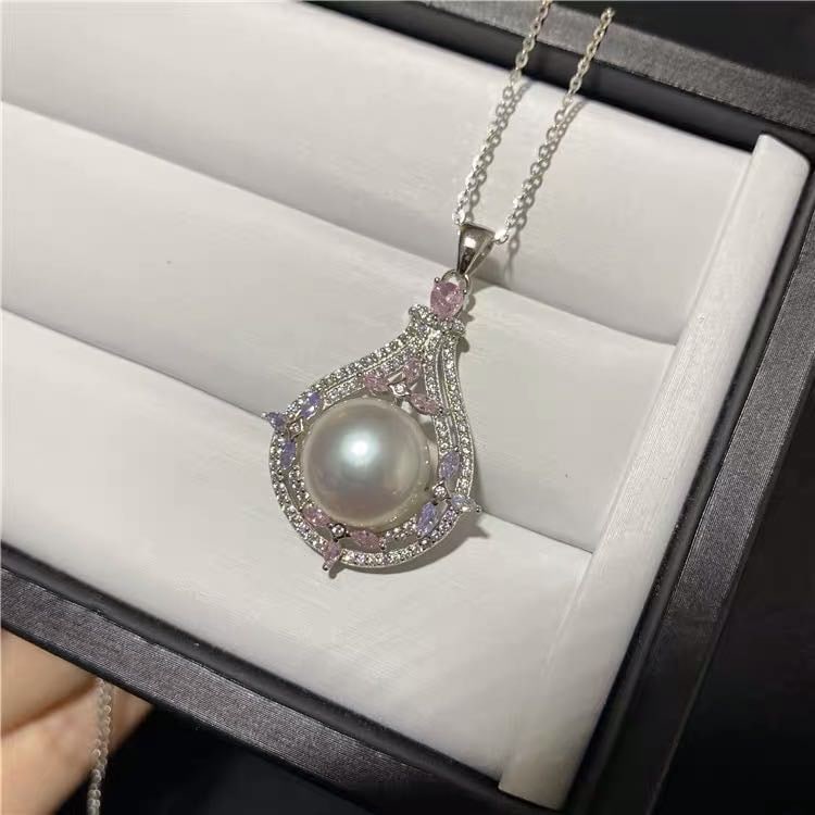 Natural Pearl 925 Silver Pendant (1 of 4)