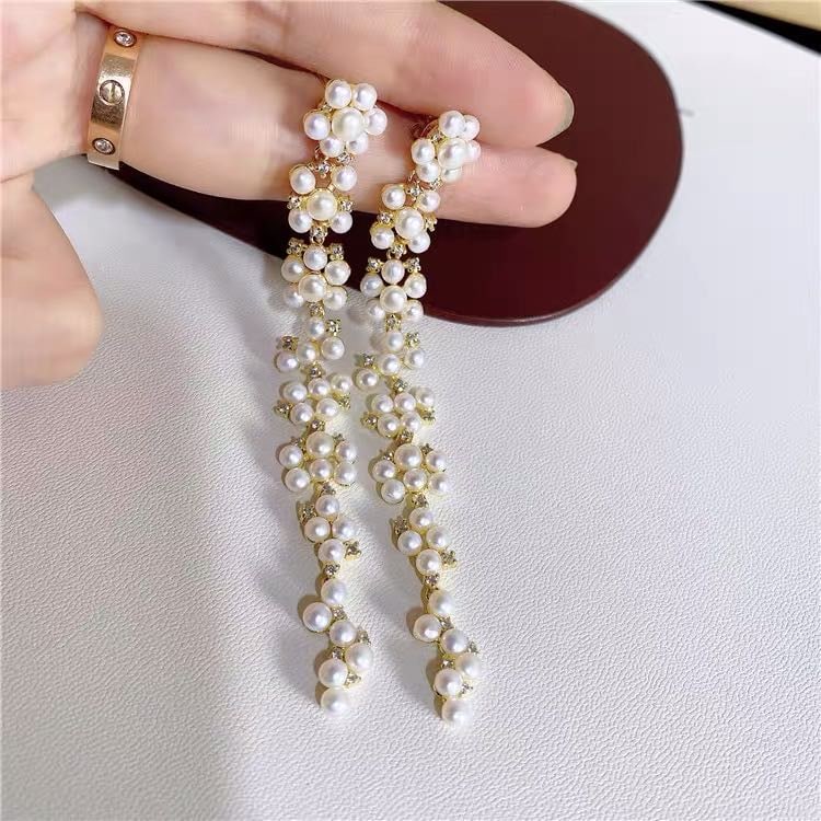 Natural Pearl 925 Silver Fashion Earrings: Natural Pearl 925 Silver Fashion Earrings ****** Metal: Natural Pearl / Color: White / Pearl Diameter 7mm