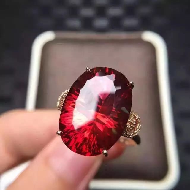 925 Silver Ruby Ring - 2