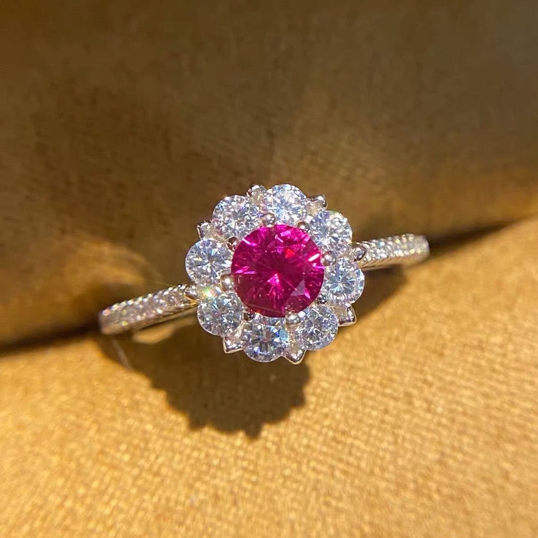 925 Silver 1ct Ruby Ring - 2