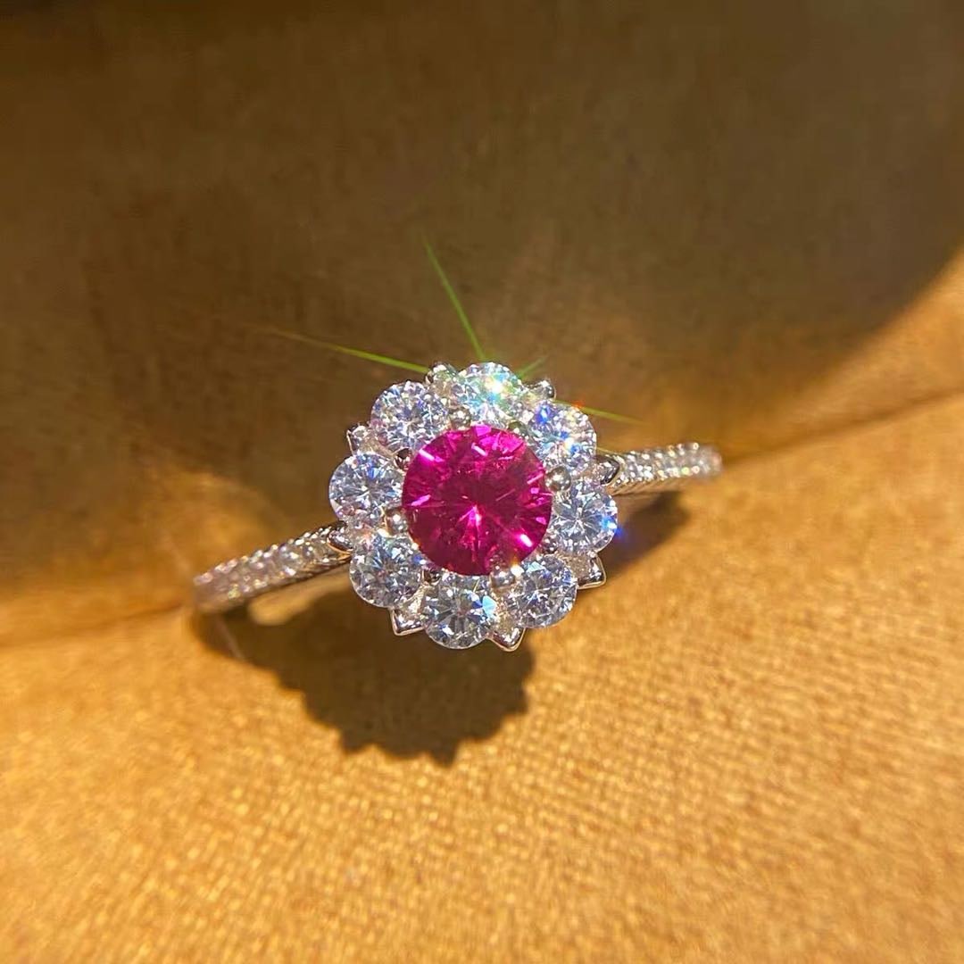 925 Silver 1ct Ruby Ring - 3