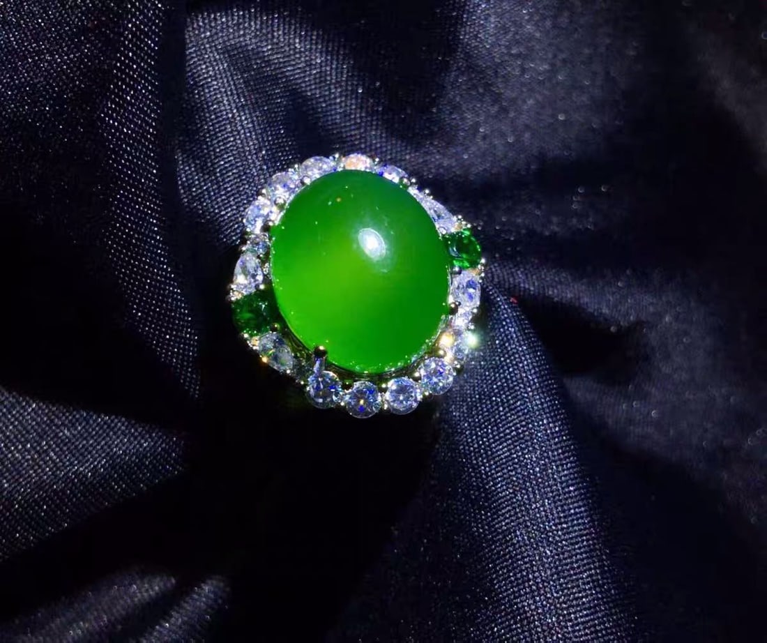 925 Silver Jade Ring (1 of 4)