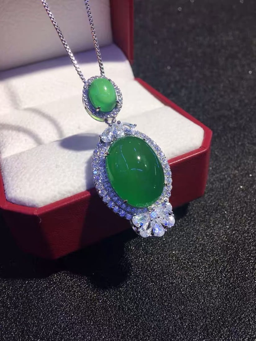 925 Silver Jade Pendant (1 of 3)