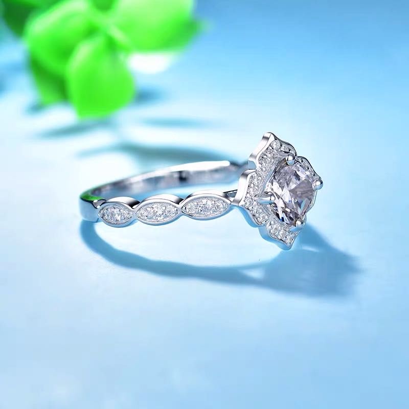 925 Silver 1ct Gem Ring - 3