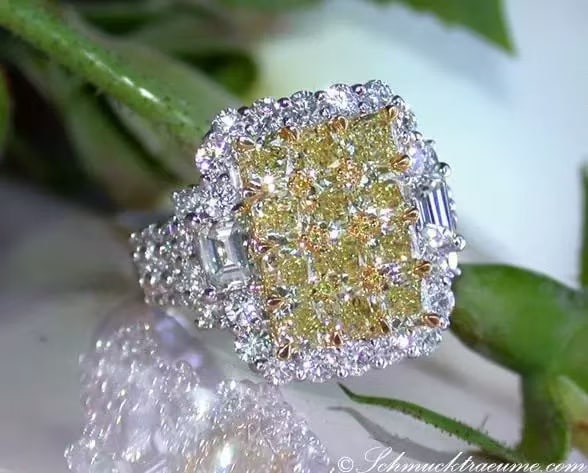Yellow Gemstone Ring: Yellow Diamond Ring