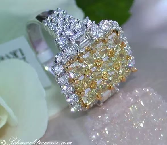 Yellow Gemstone Ring - 2