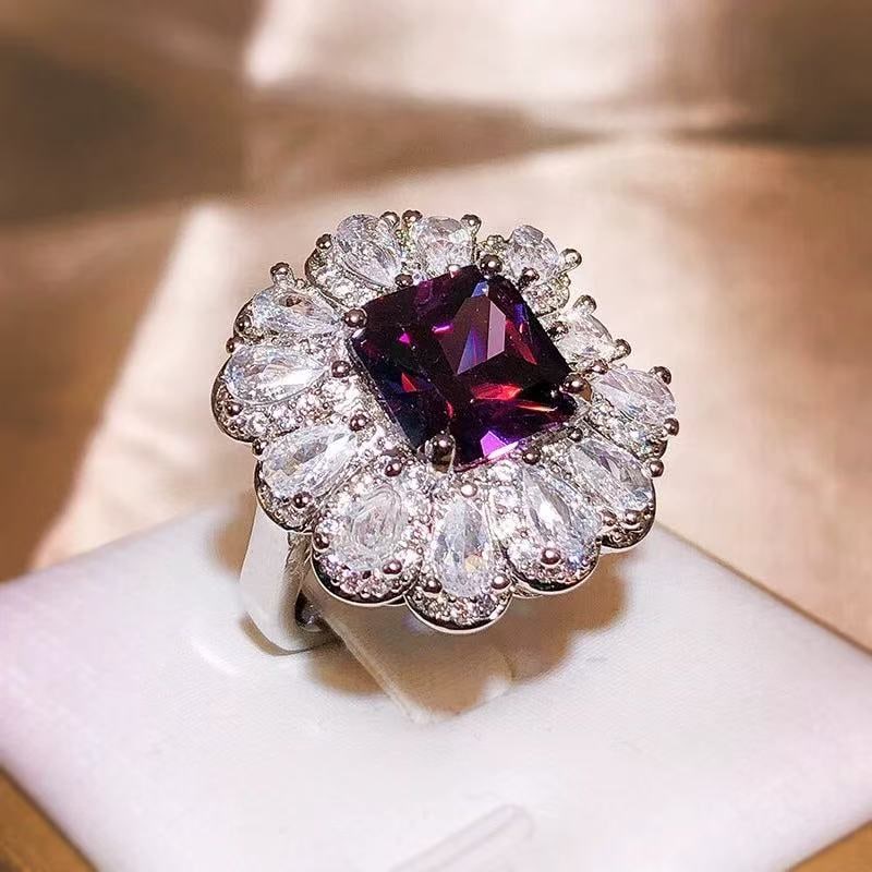 Purple Gemstone Ring - 3