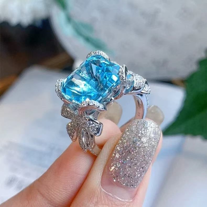 Topaz Bow Ring - 2