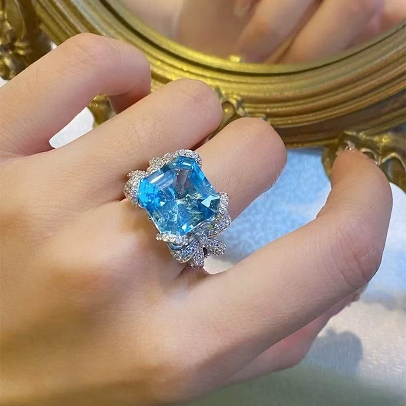 Topaz Bow Ring - 3