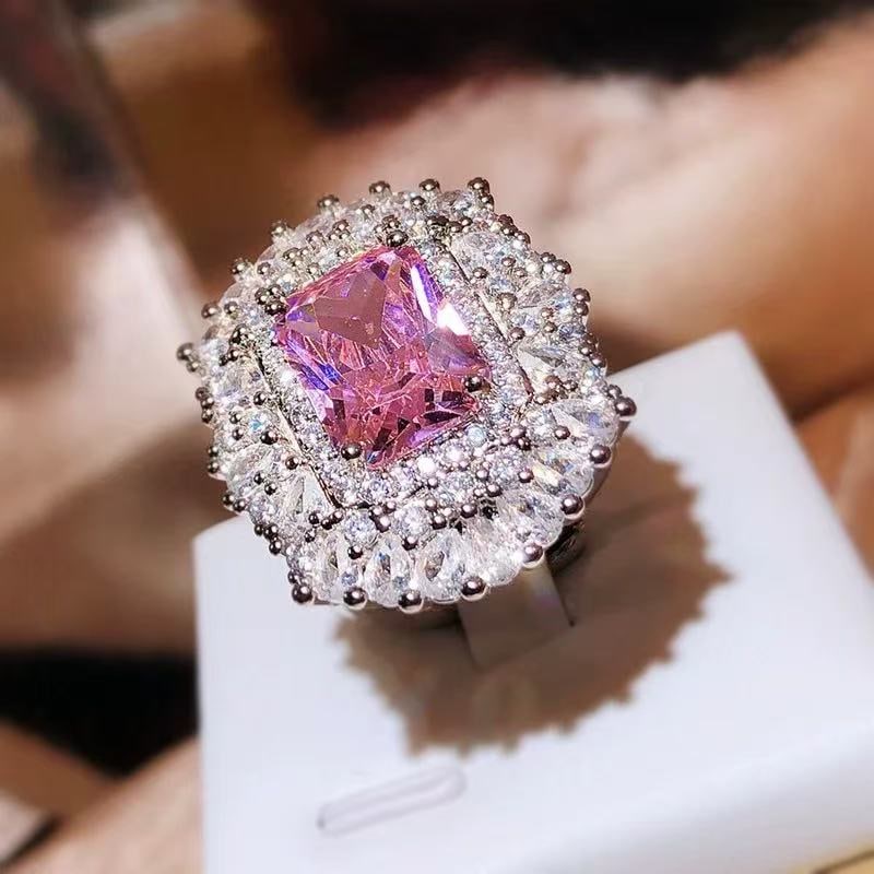 Pink Gemstone Ring - 2