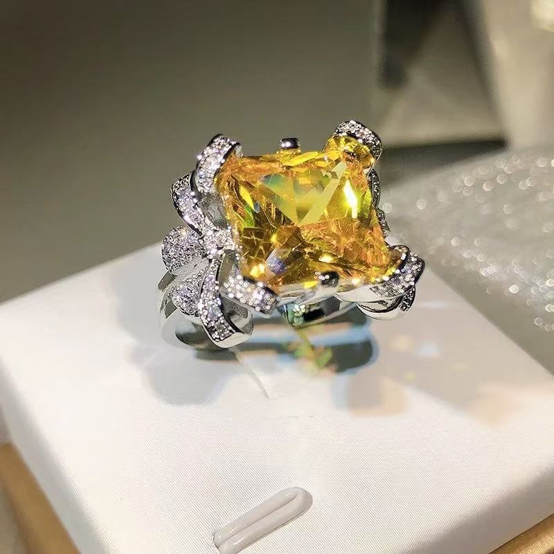 Yellow Gemstone Ring - 2