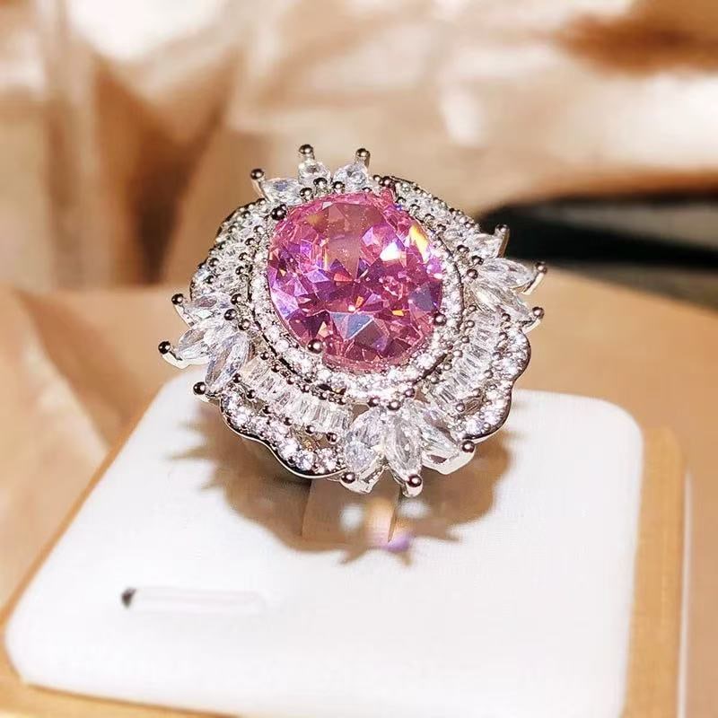 Pink Gemstone Ring - 2