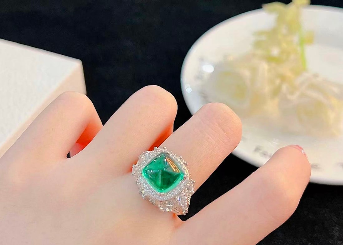 Green Gemstone Ring - 2