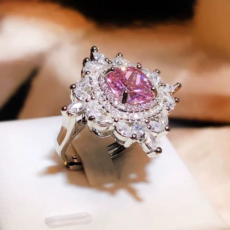 Pink Gemstone Ring - 3