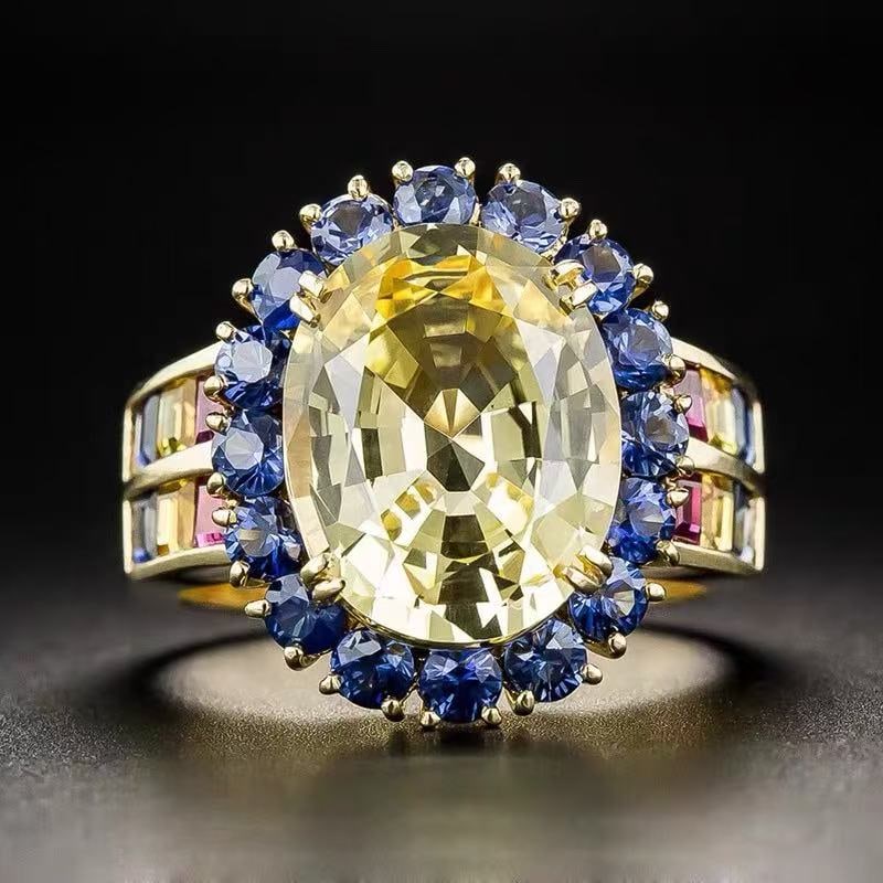 Colored Gemstone Ring: Colored Gemstone Ring