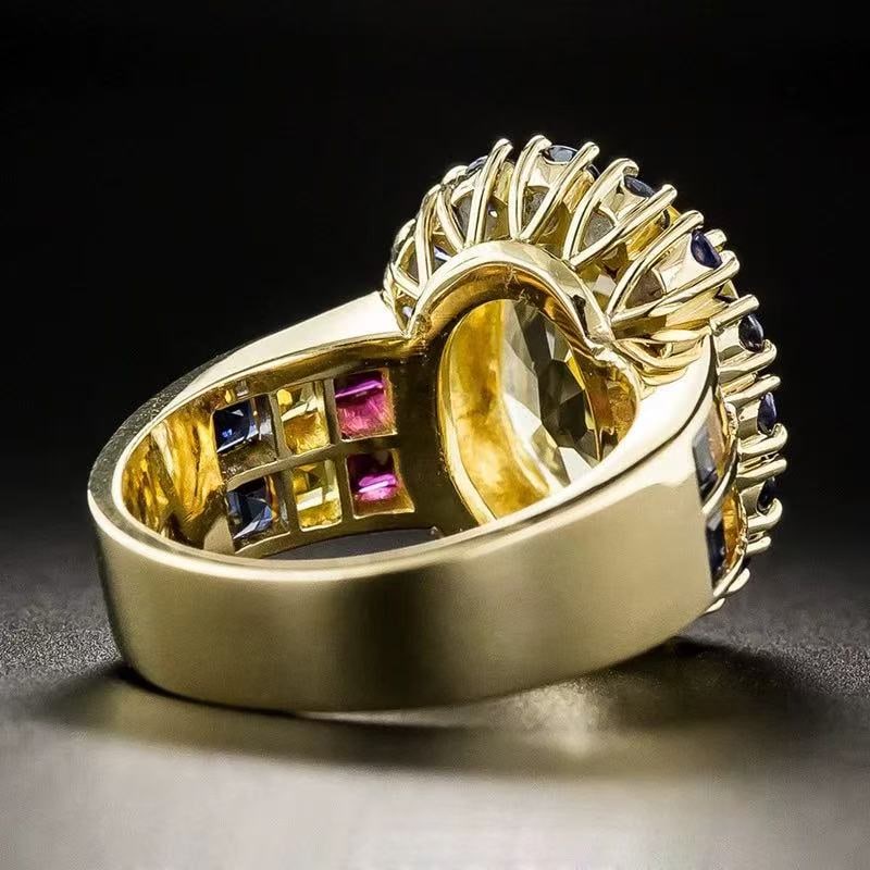 Colored Gemstone Ring - 3