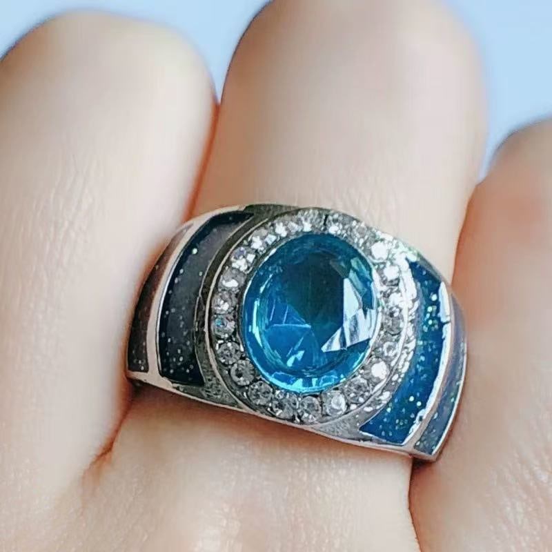 Blue Gemstone Ring - 3