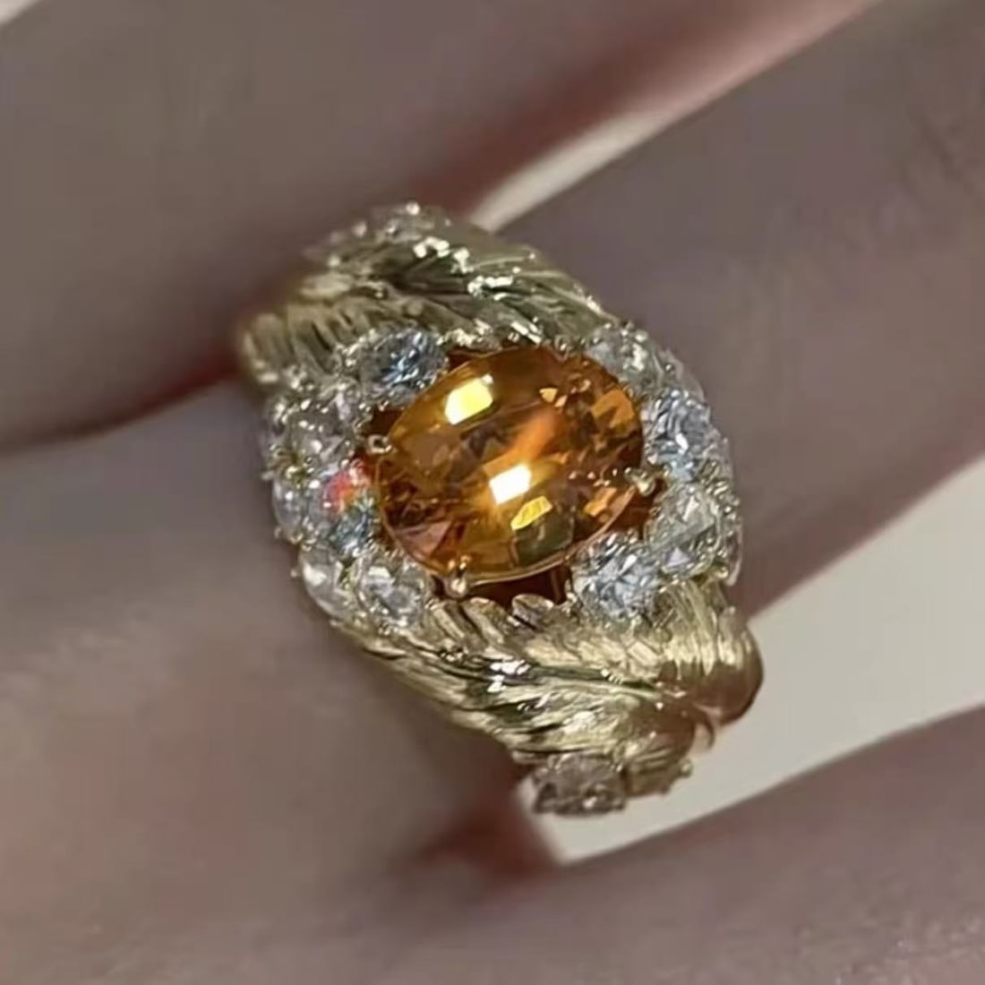 Yellow Gemstone Ring: Yellow Gemstone Ring
