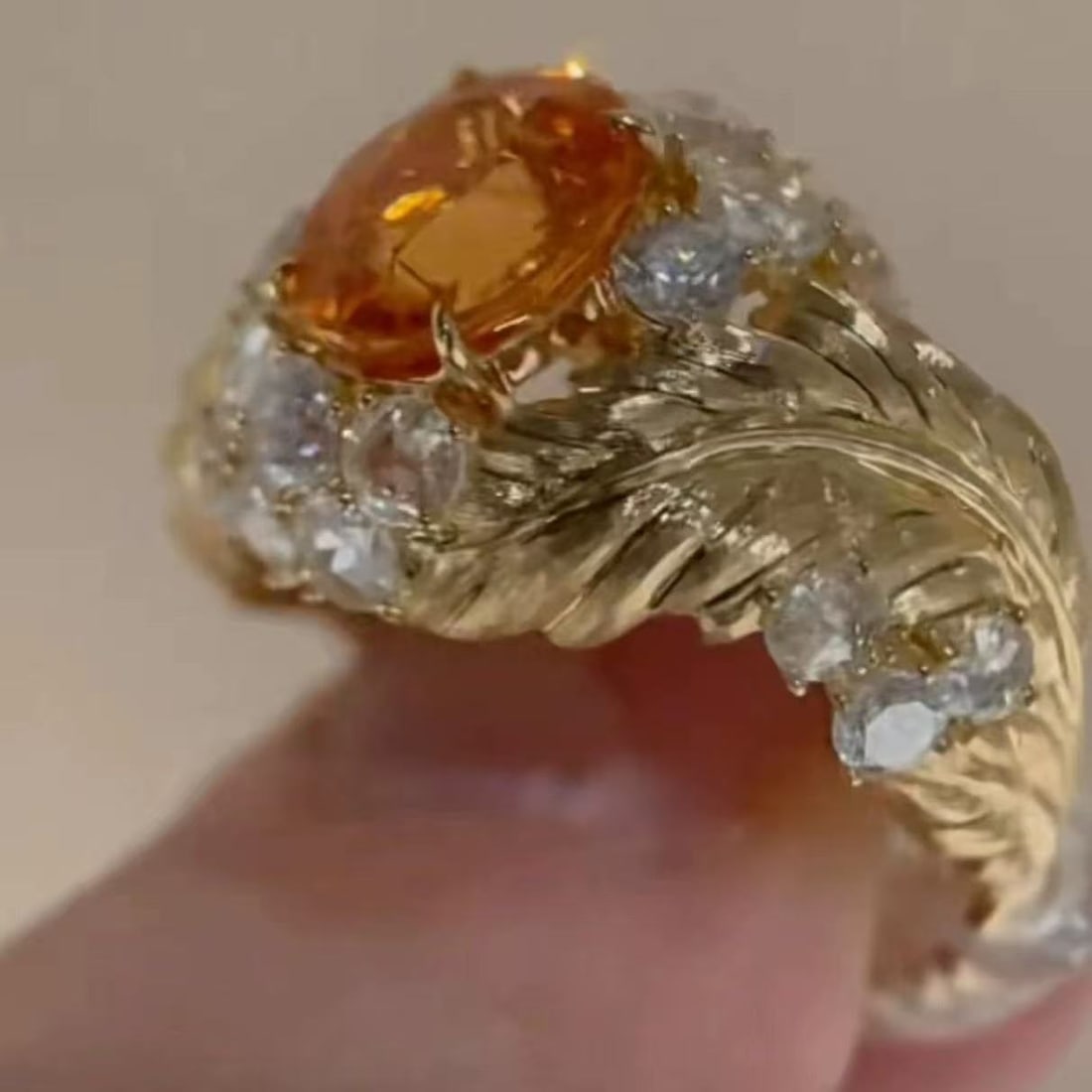 Yellow Gemstone Ring - 2