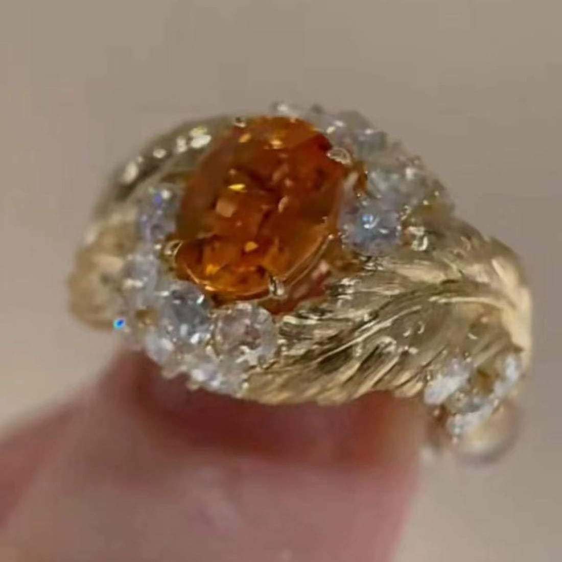 Yellow Gemstone Ring - 3