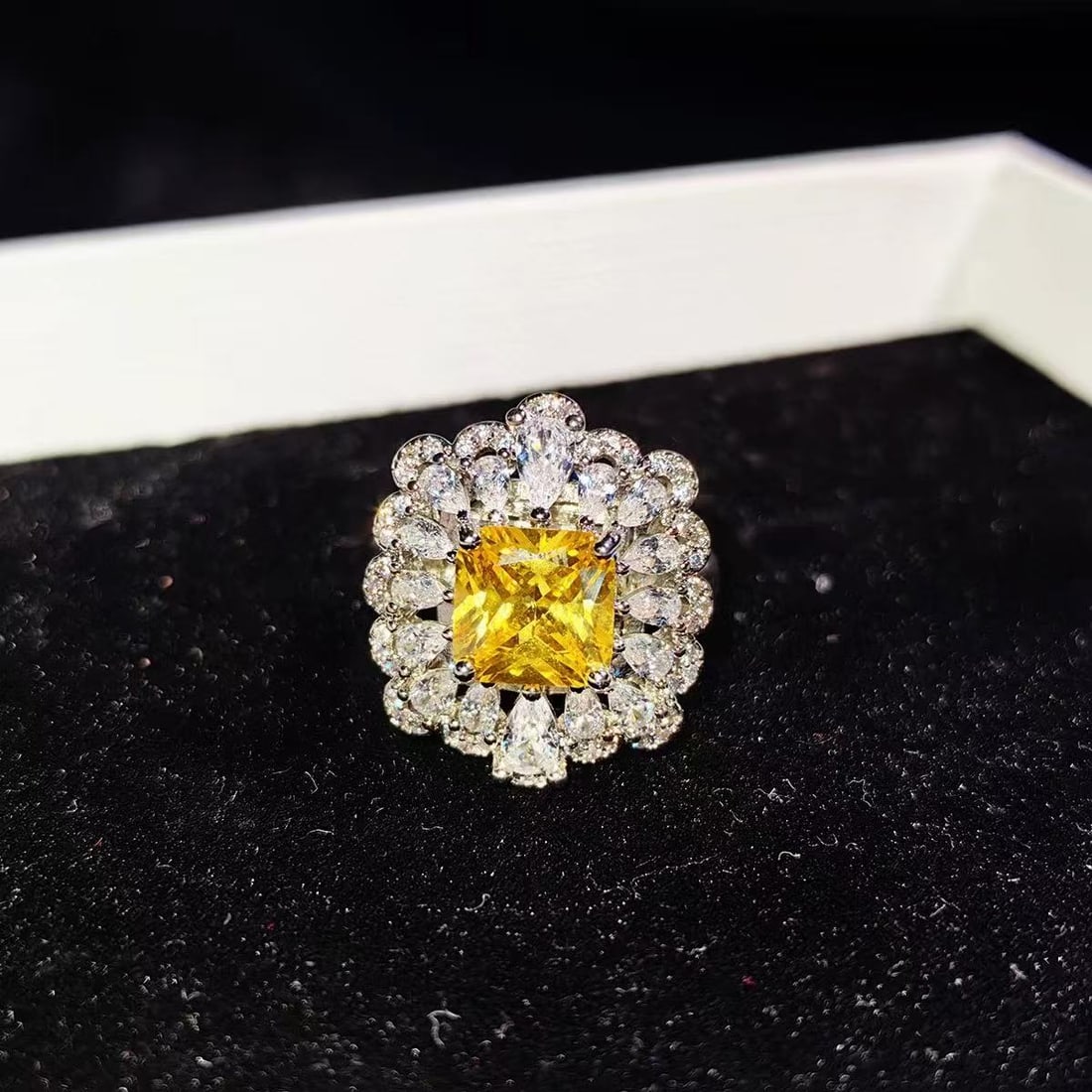 Yellow Gemstone Ring - 2