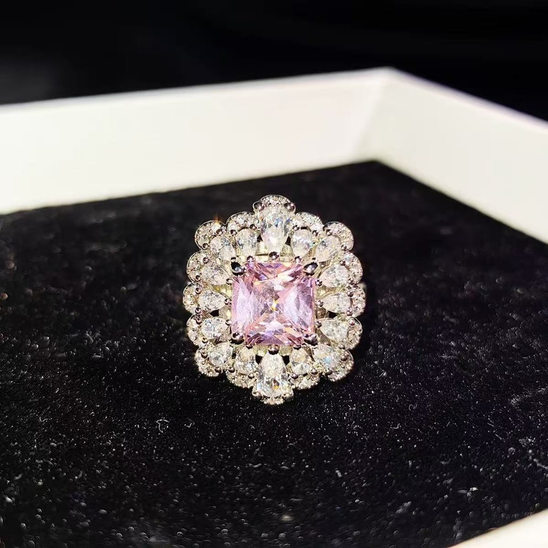 Pink Gemstone Ring - 2