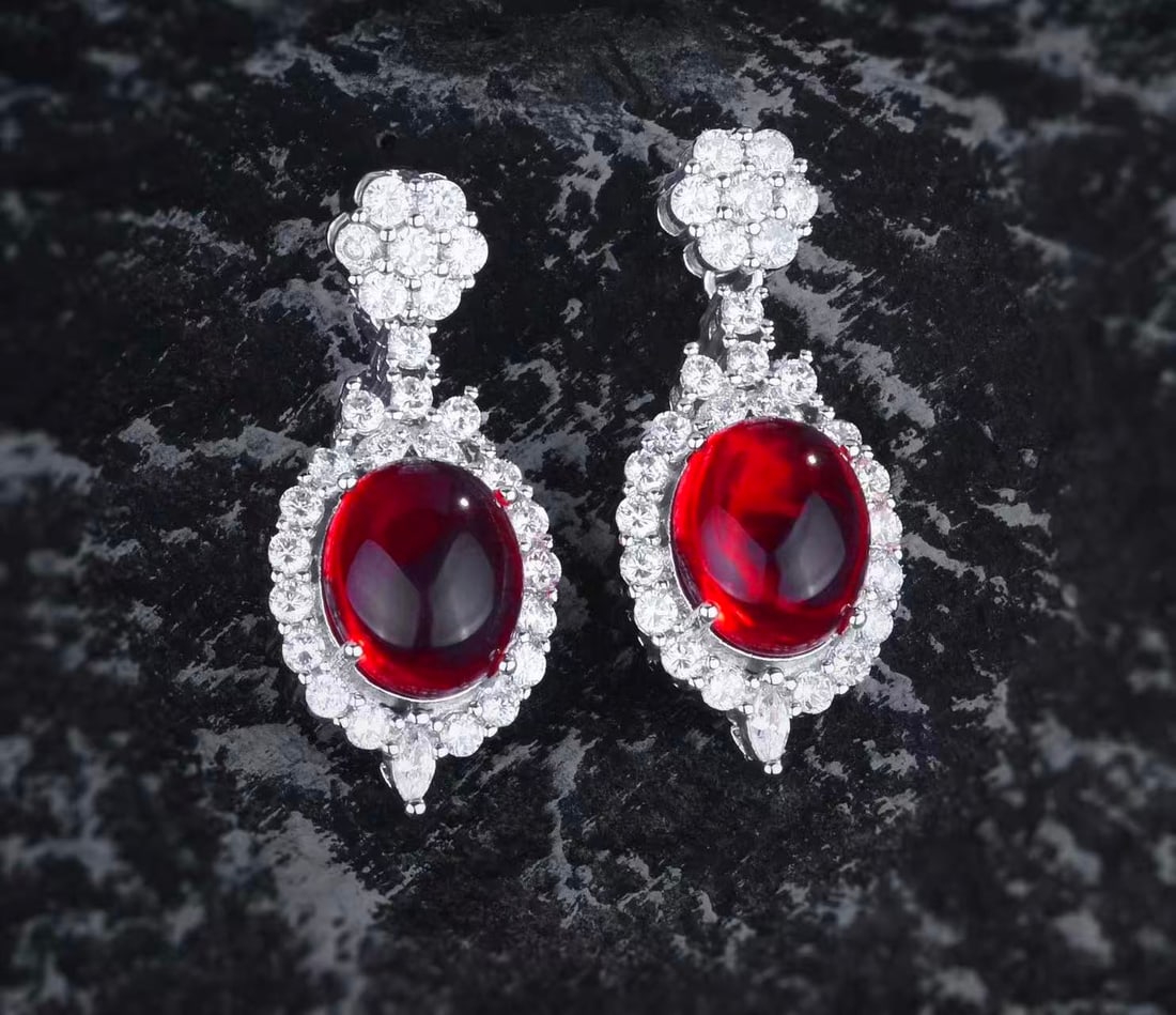 Ruby Earring: Ruby Earring