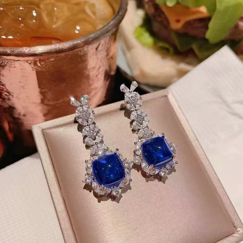Sapphire Earring: Sapphire Earring