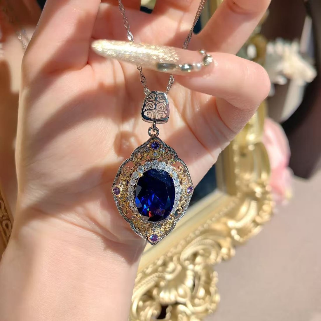 Sapphire Necklace: Sapphire Necklace