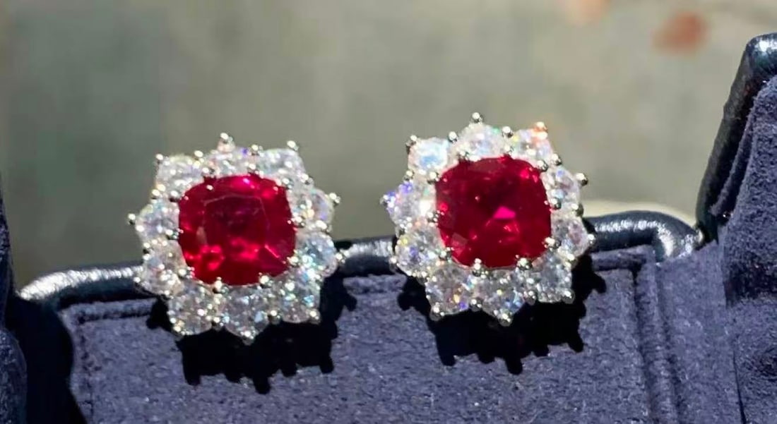 Ruby Earring - 2