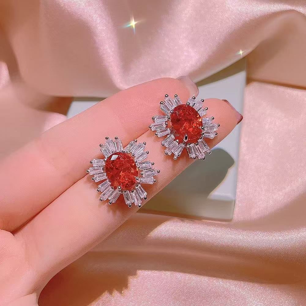 Ruby Earring: Ruby Earring