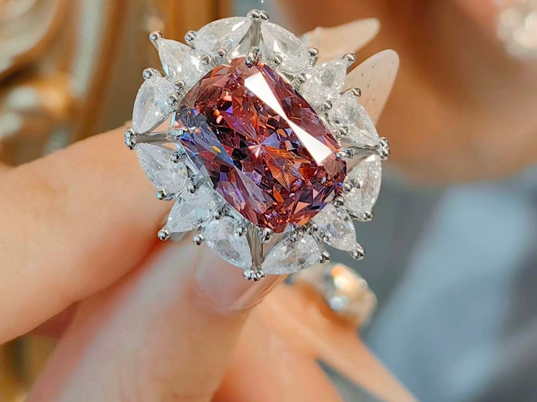 Pink Gemstone Ring - 2