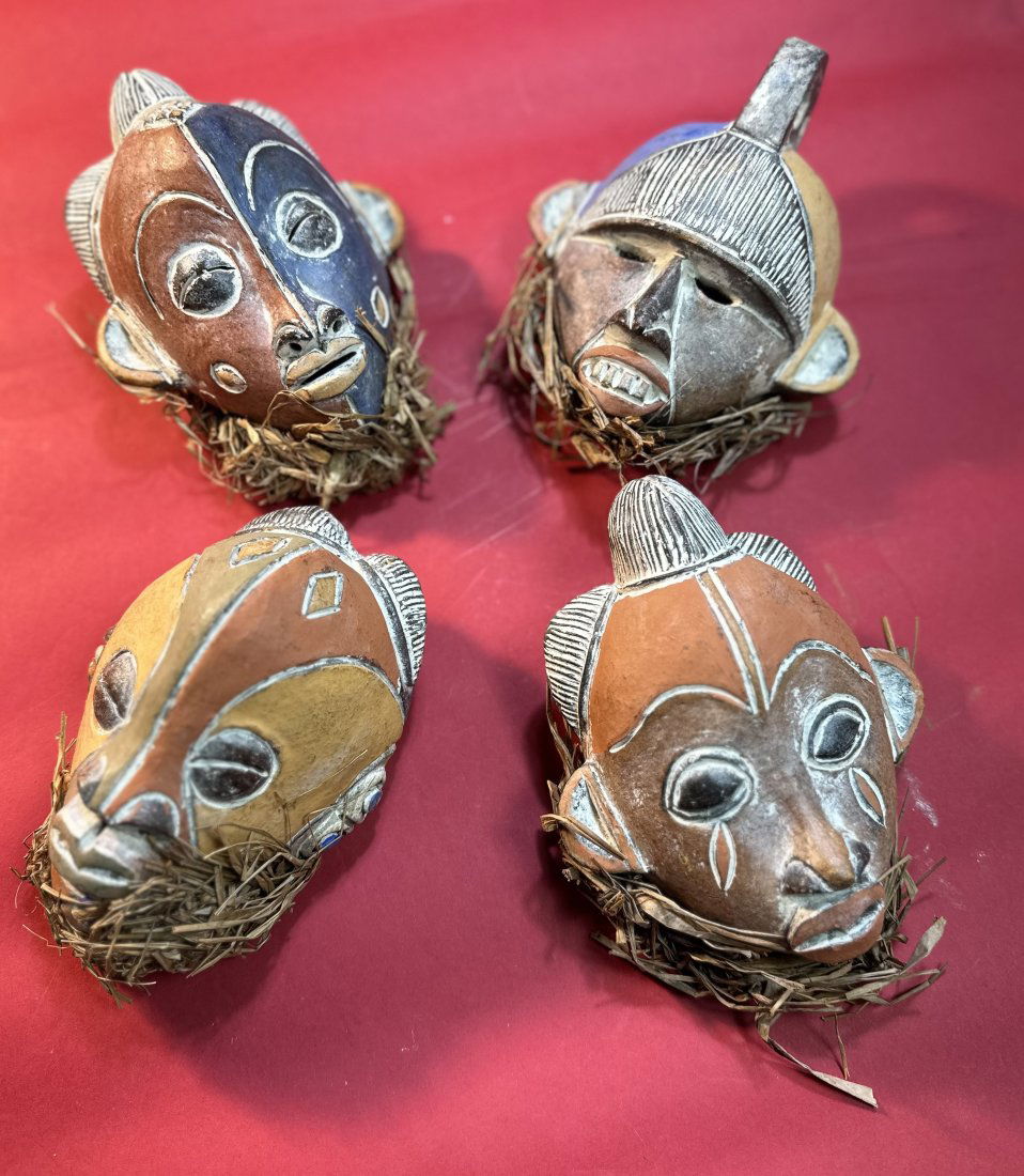 Painter Clay Masks SET of FOUR (1 of 4)