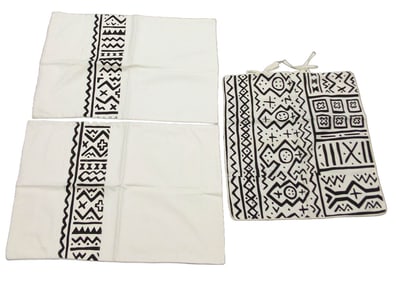 Set of 3 Batik Pillow Case
