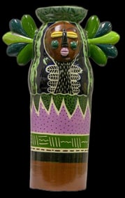 Tall Earth Vase