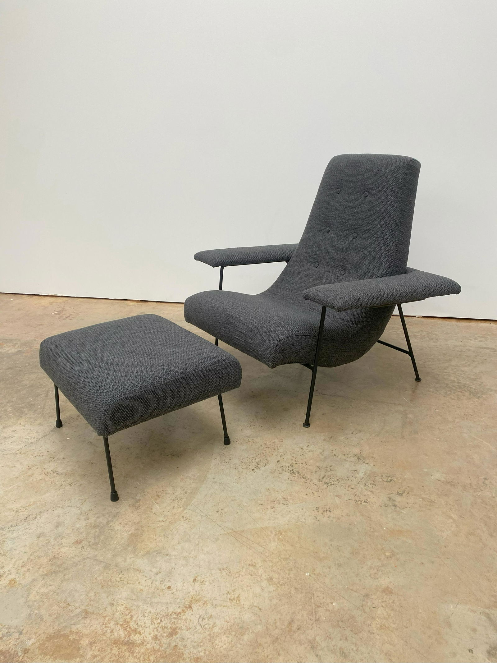 Early Adrian Pearsall Chair and Ottoman (1 of 8)