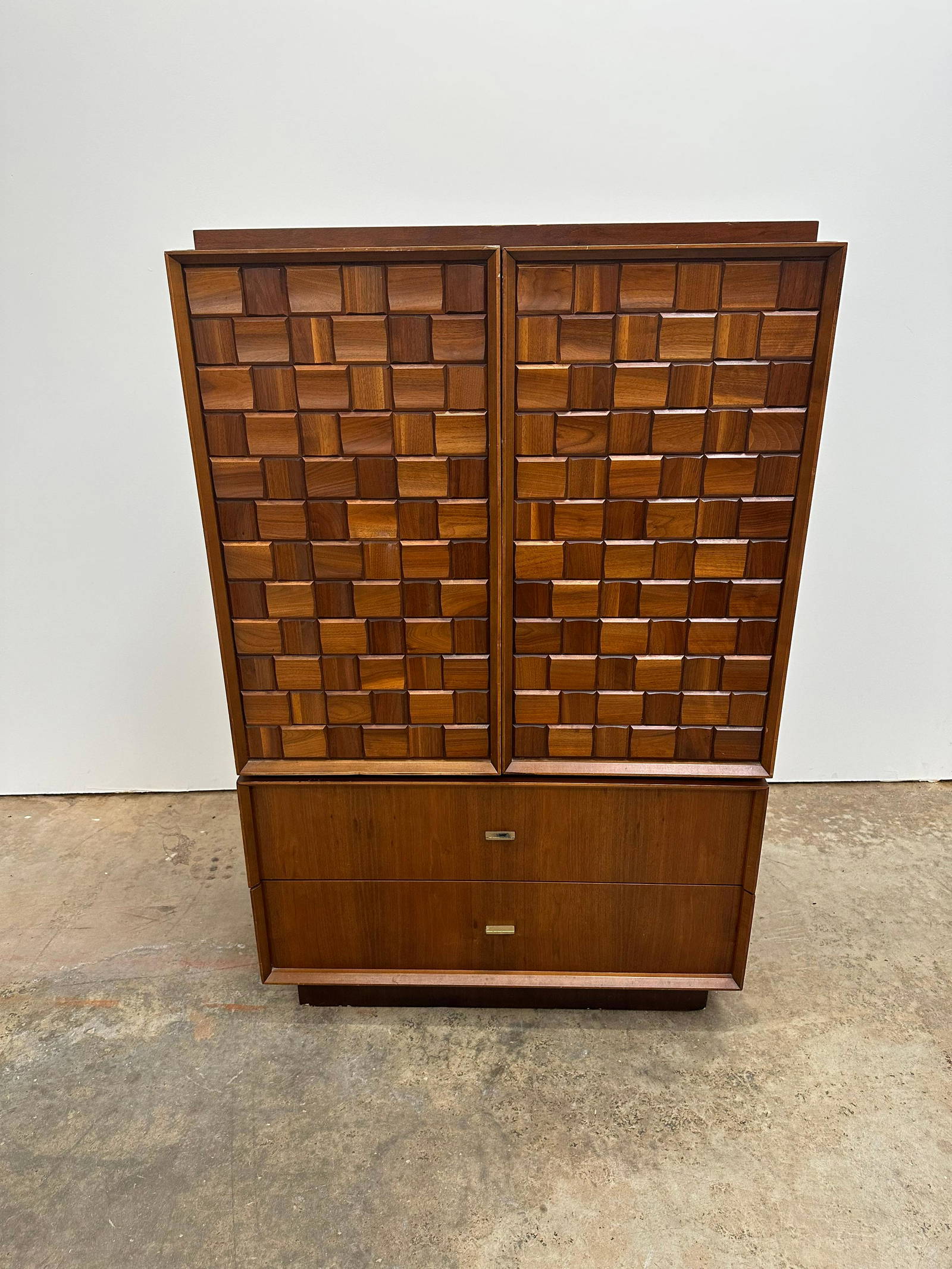 Mid Century Brutalist Chest Auction