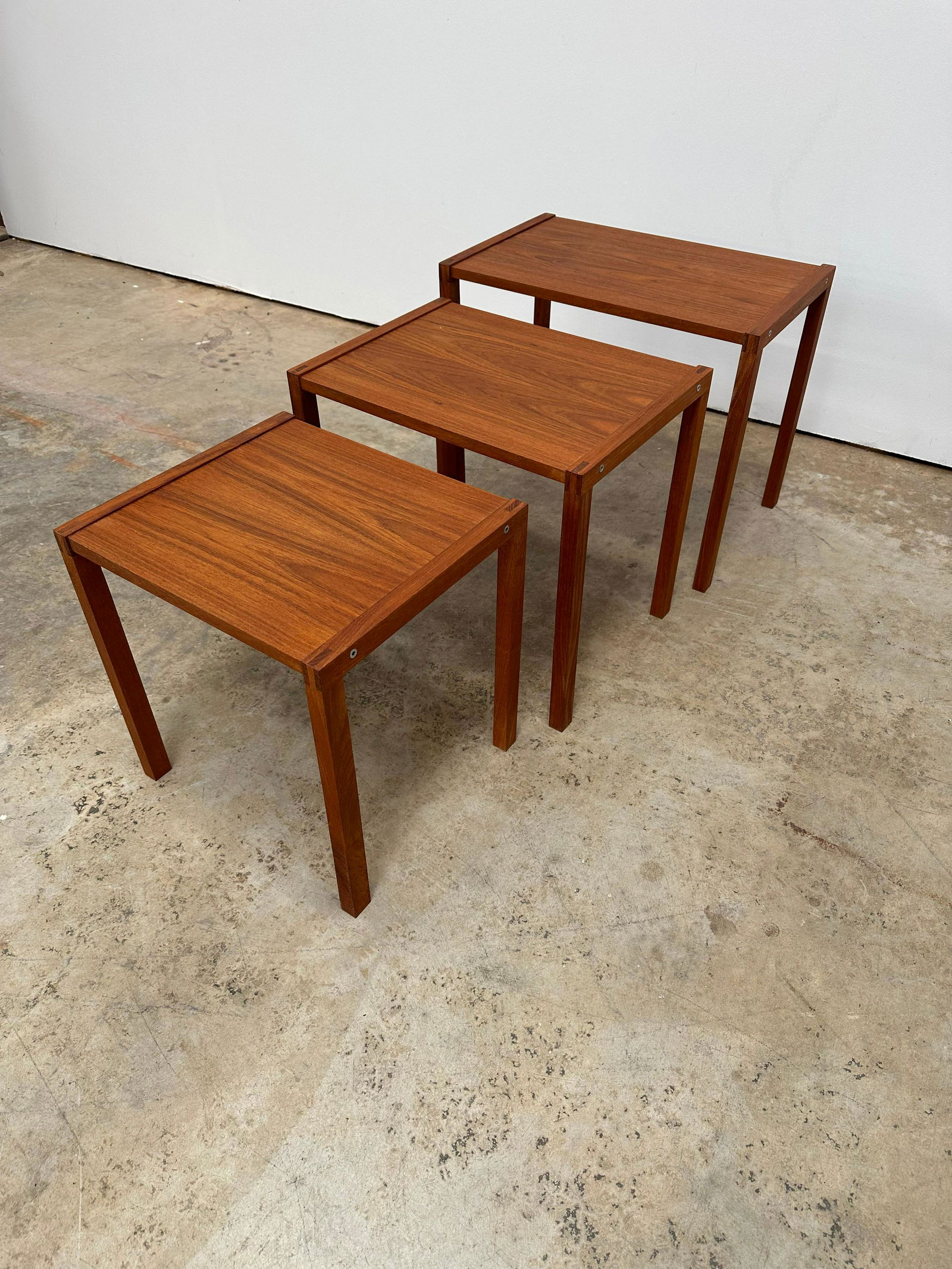 Danish Teak Nesting Tables (1 of 5)