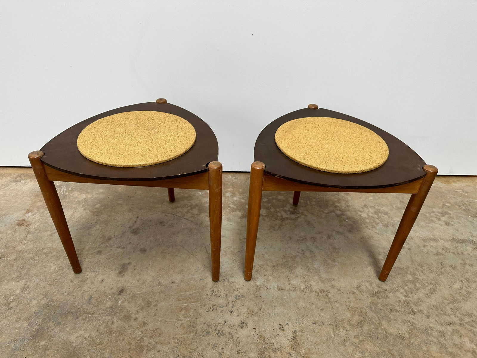 Pair of Guitar Pick End Tables (1 of 5)
