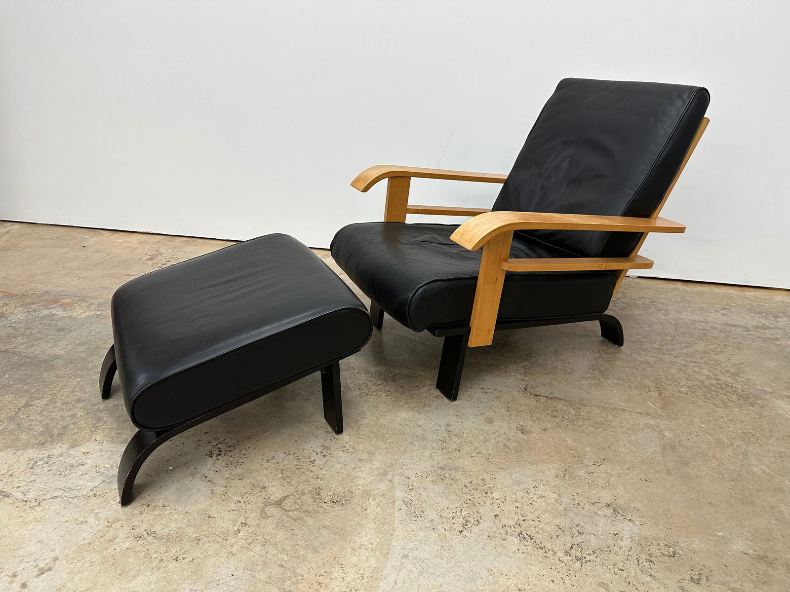 Vintage Art Deco Chair and Ottoman (1 of 7)