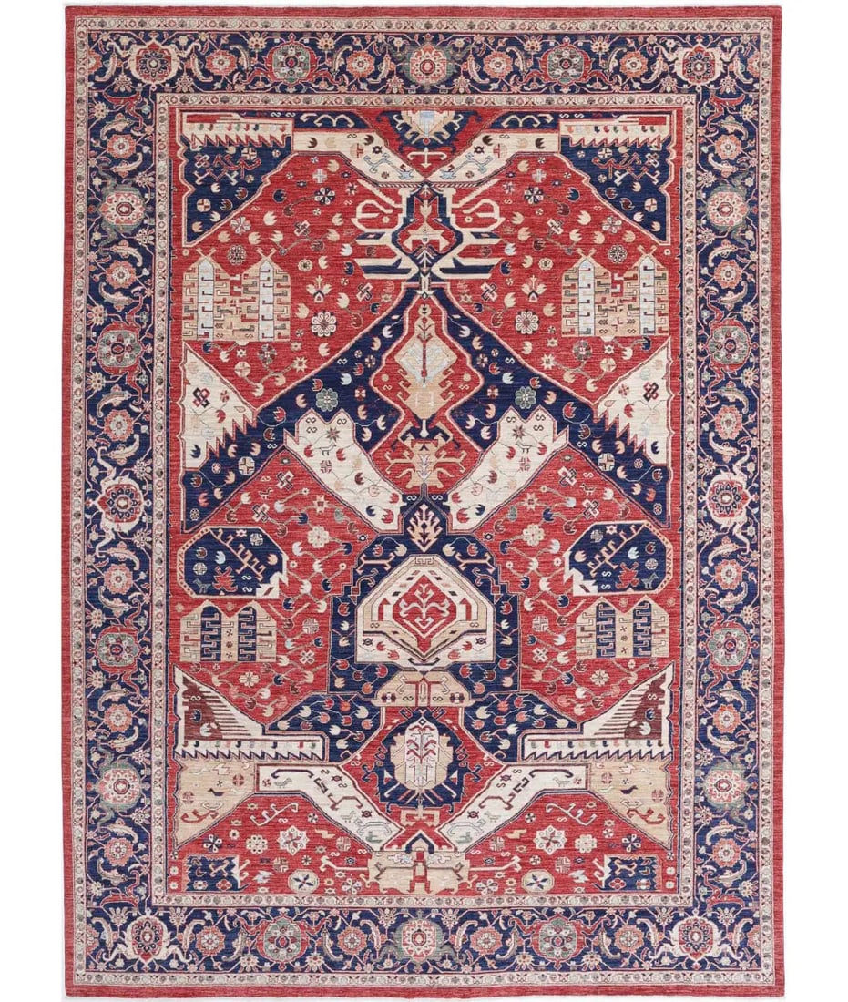 Hand Knotted Heriz Wool Rug - 10'0'' x 13'0'' (1 of 7)