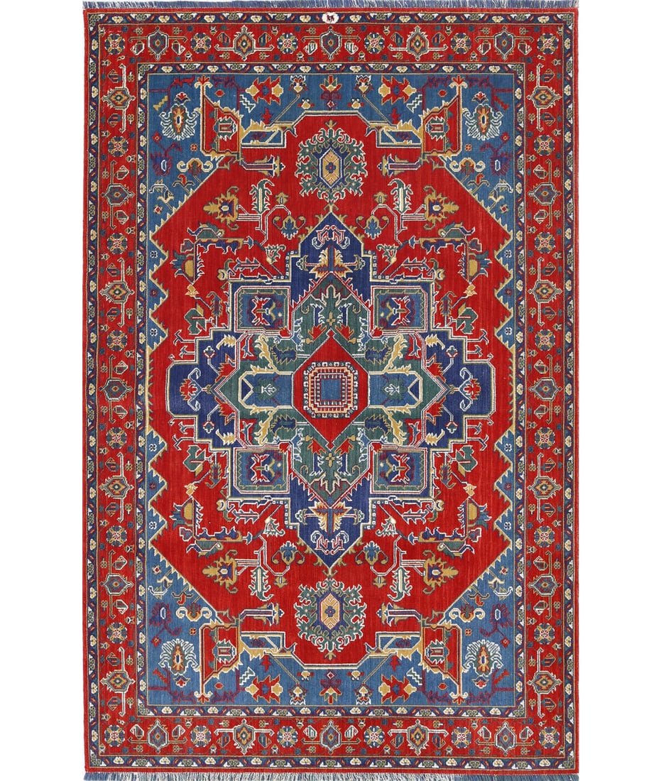 Serapi Design Wool & Bamboo Silk Rug - 3'10'' x 6'0'' (1 of 7)