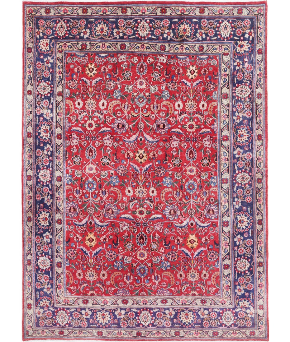 Hand Knotted Oriental Mahal Wool Rug - 6'9'' x 9'6'' (1 of 7)